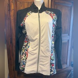 Bollé Red High Performance Jacket, size large, red, white and black